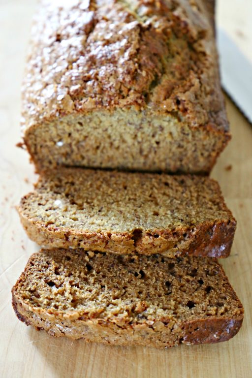 Banana Bread - This Banana Bread recipe uses a special technique to bring out all of the juicy goodness of the bananas. #Banana #Bread #Recipe slices of banana bread