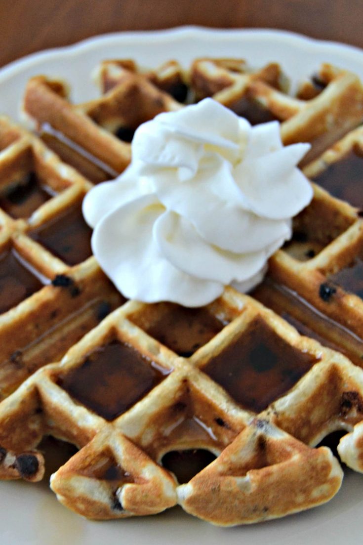 Chia Chocolate Chip Waffles