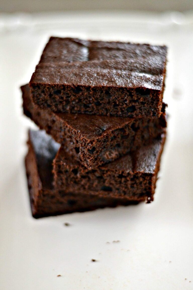 stack of brownies