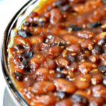 pan of baked beans