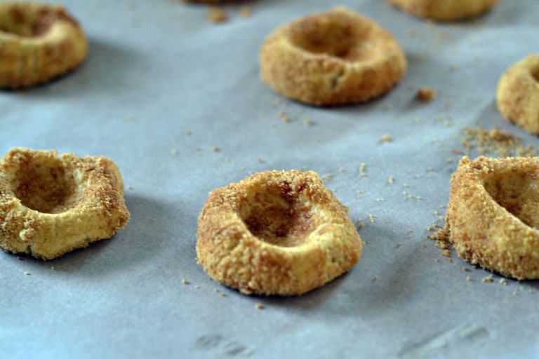 Thumbprints Thumbprint cookies on baking sheet