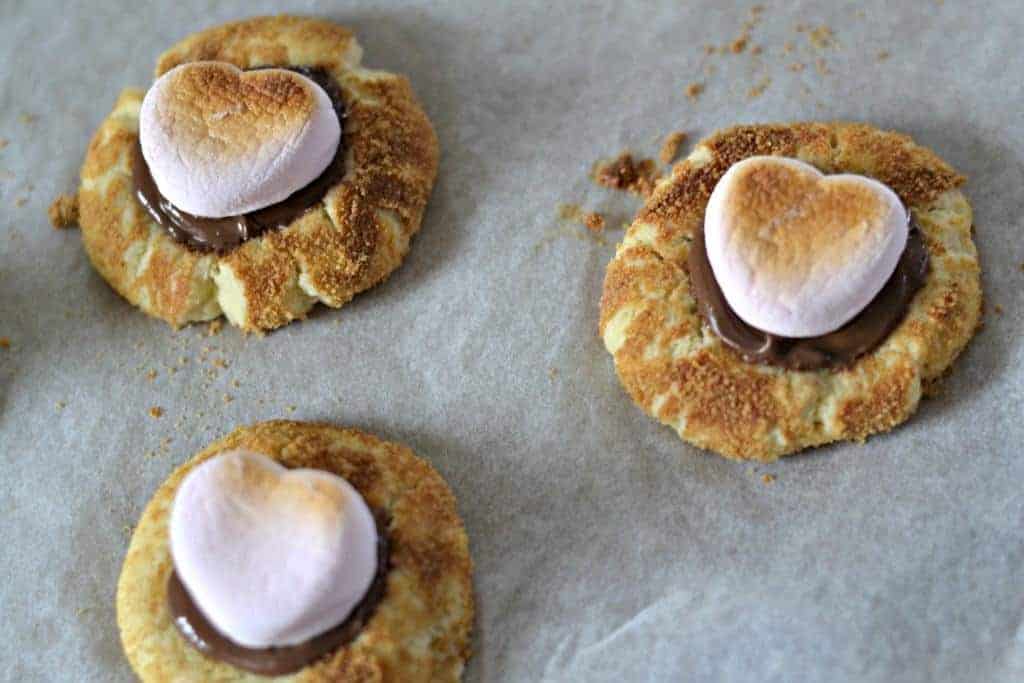 Toasted Strawberry S'mores Cookies Toasted Strawberry S'mores Cookies