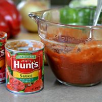 Thin Crust Veggie Pizza with Homemade Pizza Sauce | SouthernKissed.com