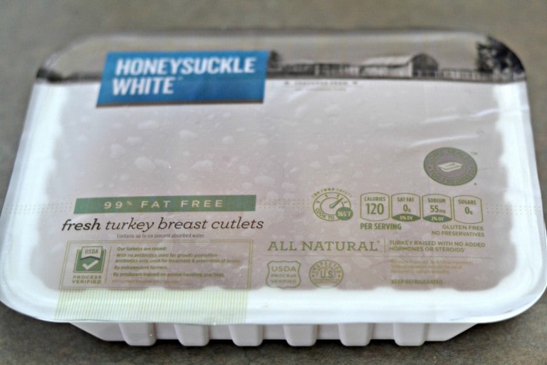 package of turkey cutlets