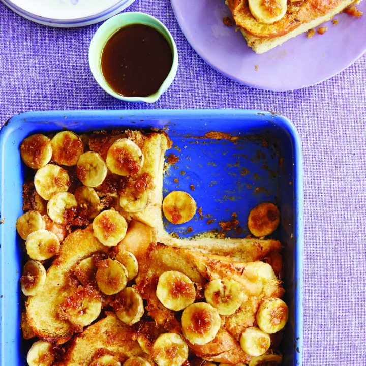 Baked French Toast With Banana Brûlée from Southern Made Fresh