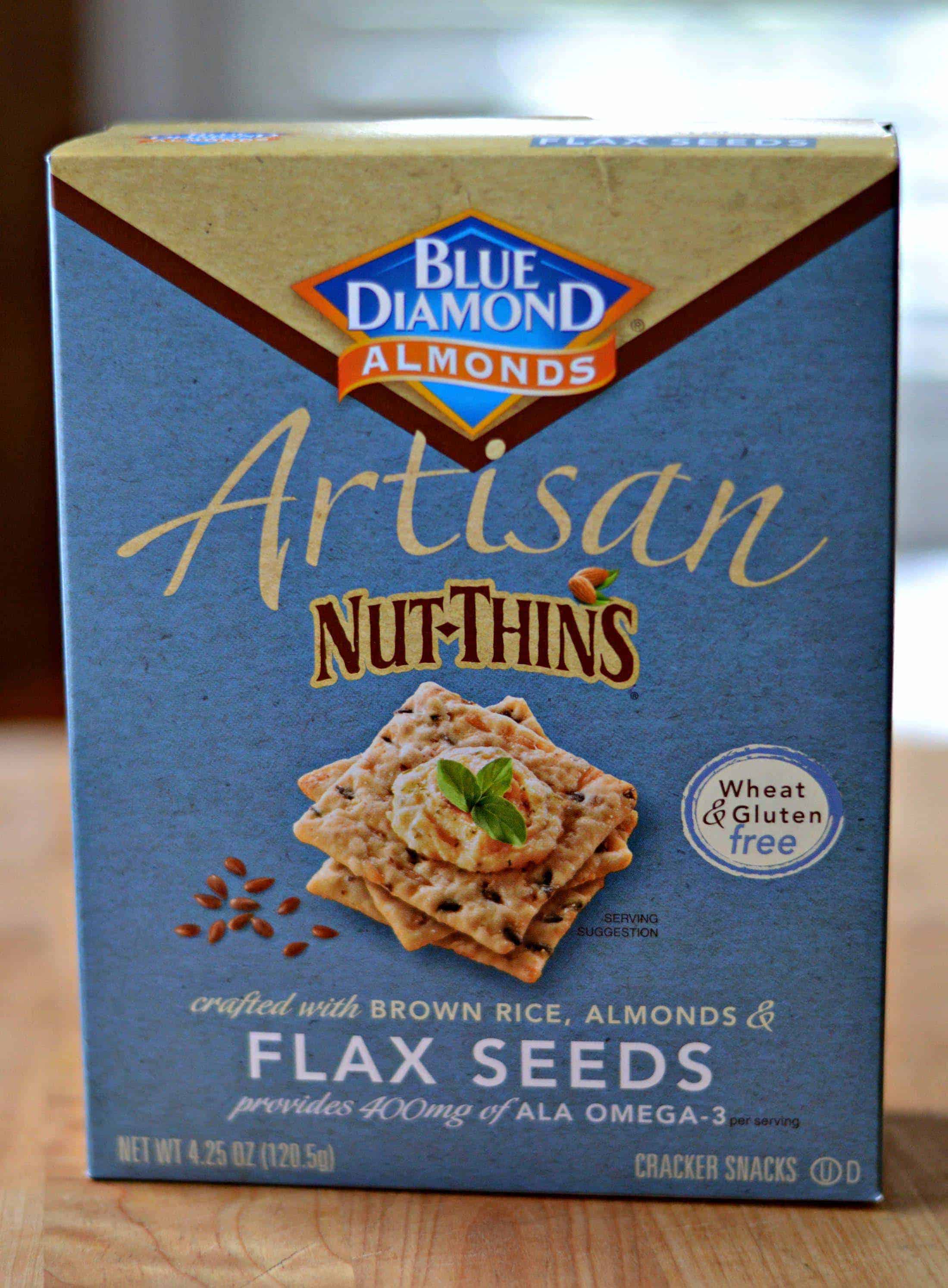 box of Blue Diamond Nut Thins