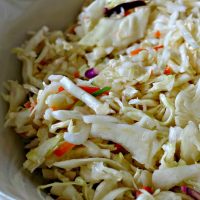 Vinegar Cole Slaw