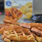 waffles on a baking rack