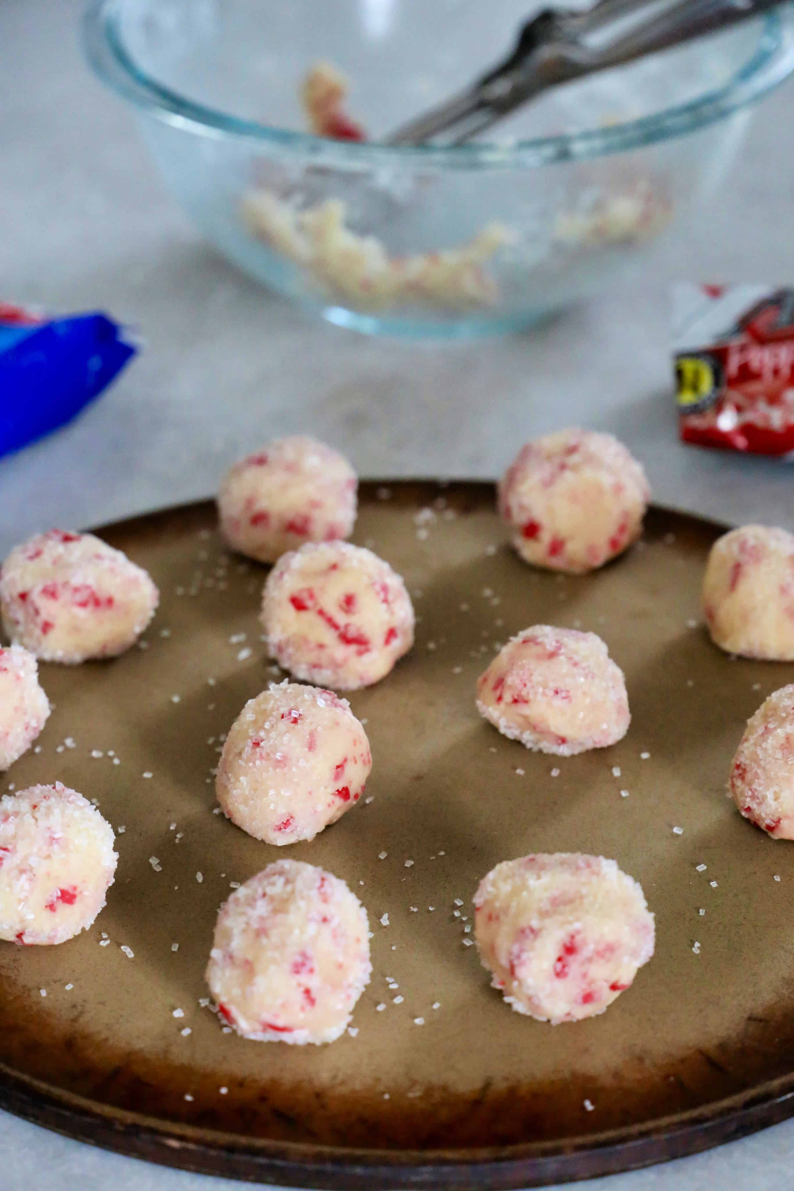 Peppermint Sugar Cookies