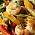 bowl of shrimp scampi