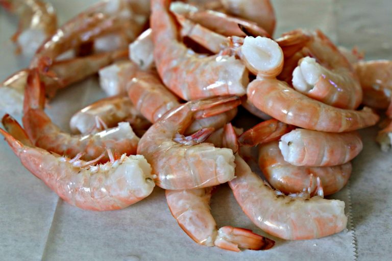Raw shrimp