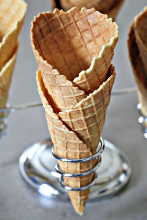 waffle cones