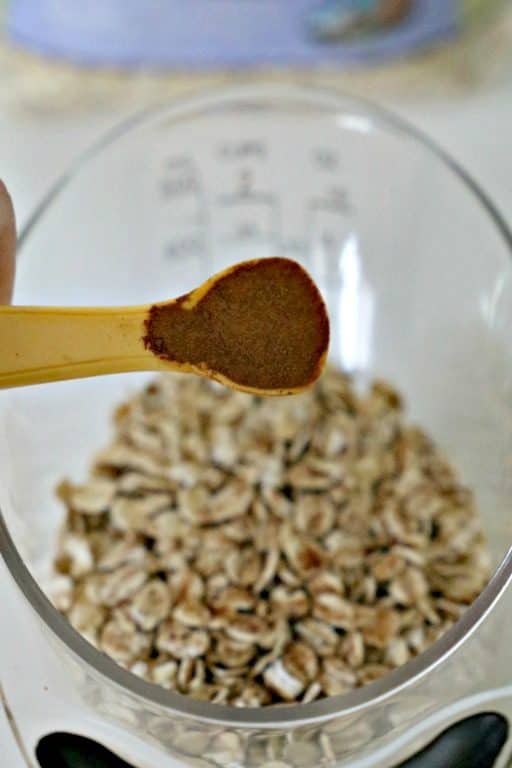 adding cinnamon to oats