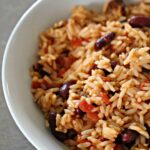 bowl of red beans and rice