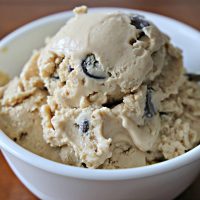 bowl of dairy-free peanut butter ice cream