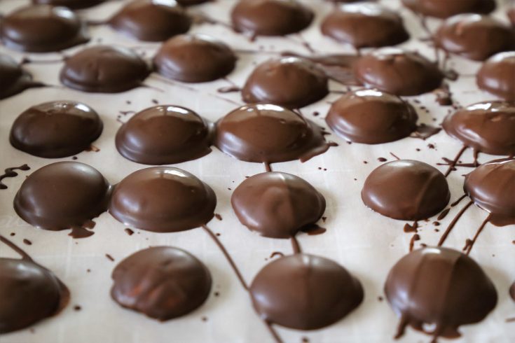 No-Bake Peppermint Cookies
