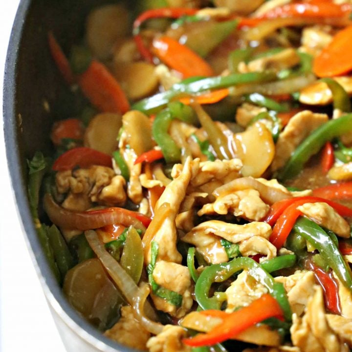 Thai Spicy Basil Chicken Stir-Fry