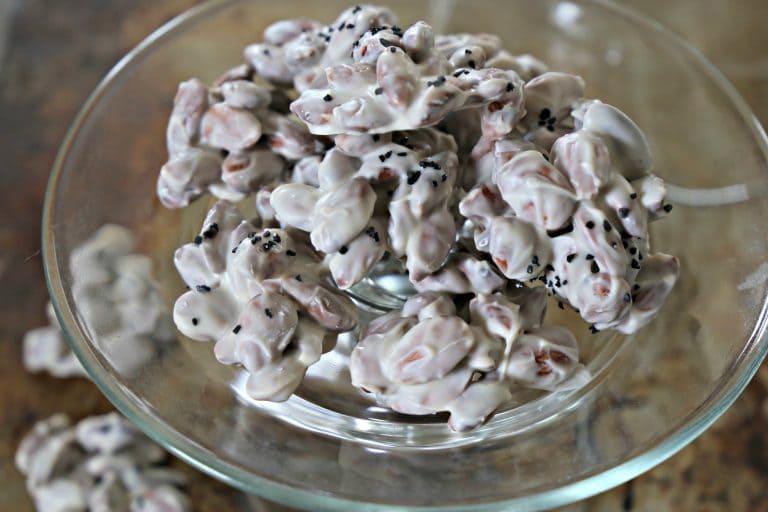 Almond Clusters with Black Sea Salt Almond Clusters with Black Sea Salt