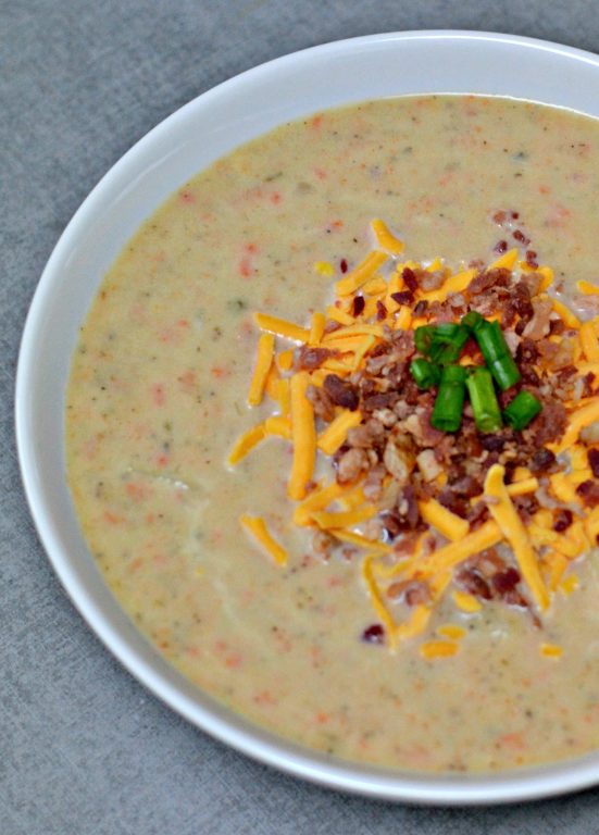 Potato Soup bowl of Cheesy Potato Soup
