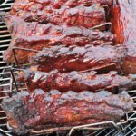 bbq ribs on a smoker