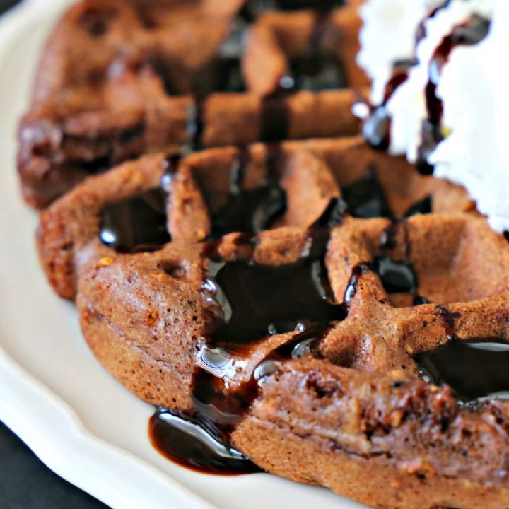 Butterfinger Dessert Waffle