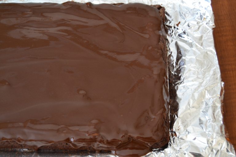 Brownie Sheet Cake Iced Brownie Sheet Cake