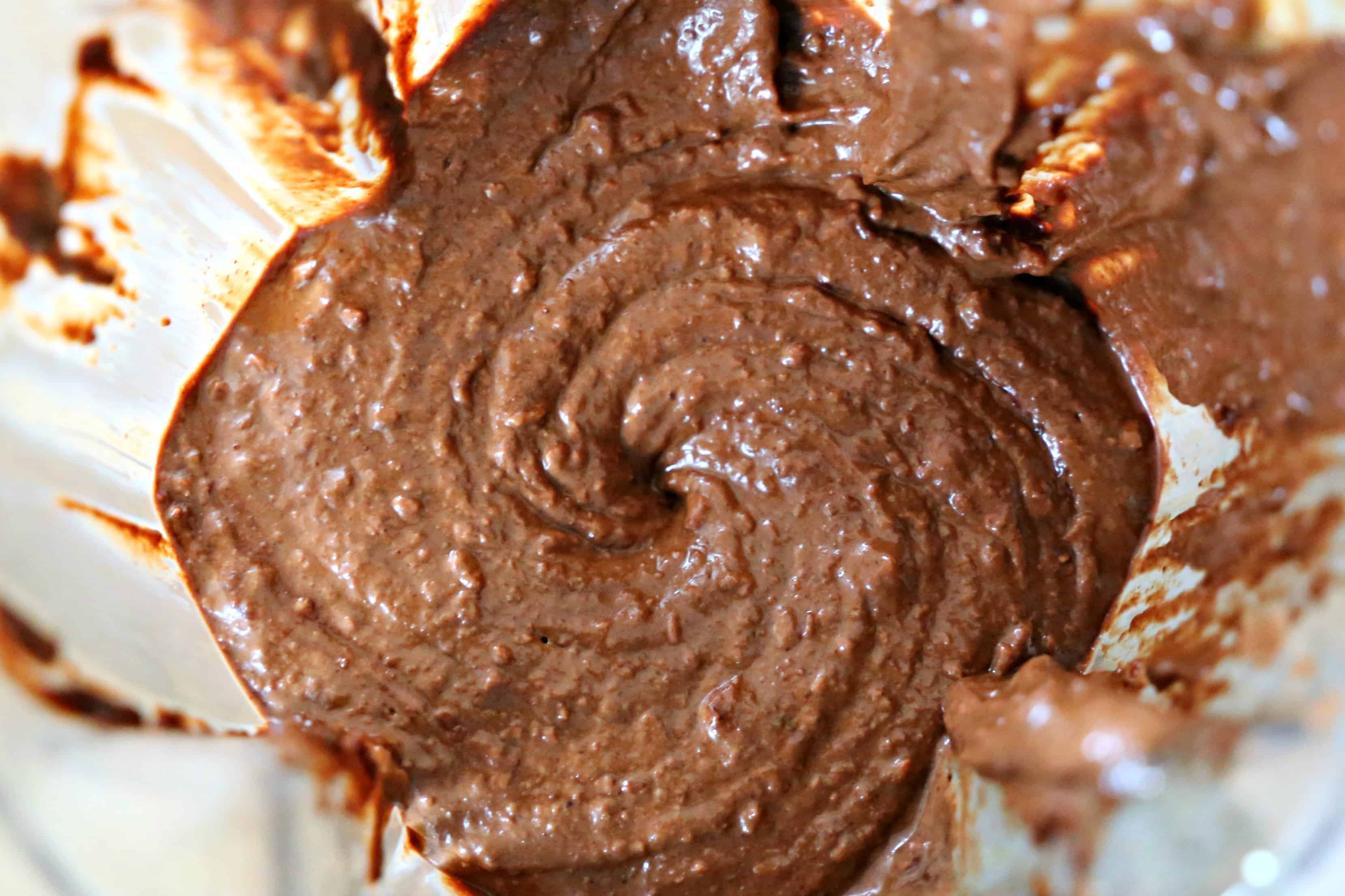 Rich and Fudgy Sweet Potato Brownies Sweet potato brownie batter in mixer