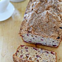 loaf of strawberry bread