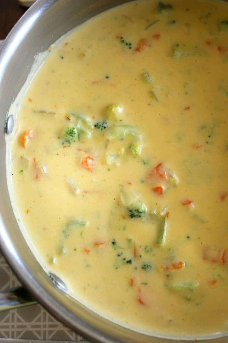 Broccoli Cheddar Soup clone.