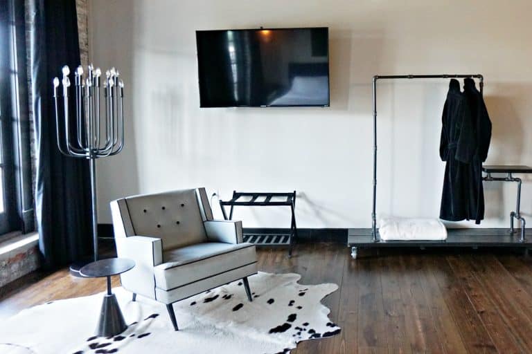 The GunRunner Boutique Hotel in Florence Chair in the Single Lock Suite