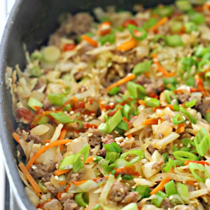 Pork Egg Roll in a Bowl