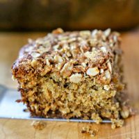 Banana Oatmeal Cake