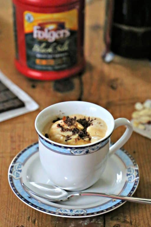 Easy Keto Affogato cup of affogato - coffee and ice cream