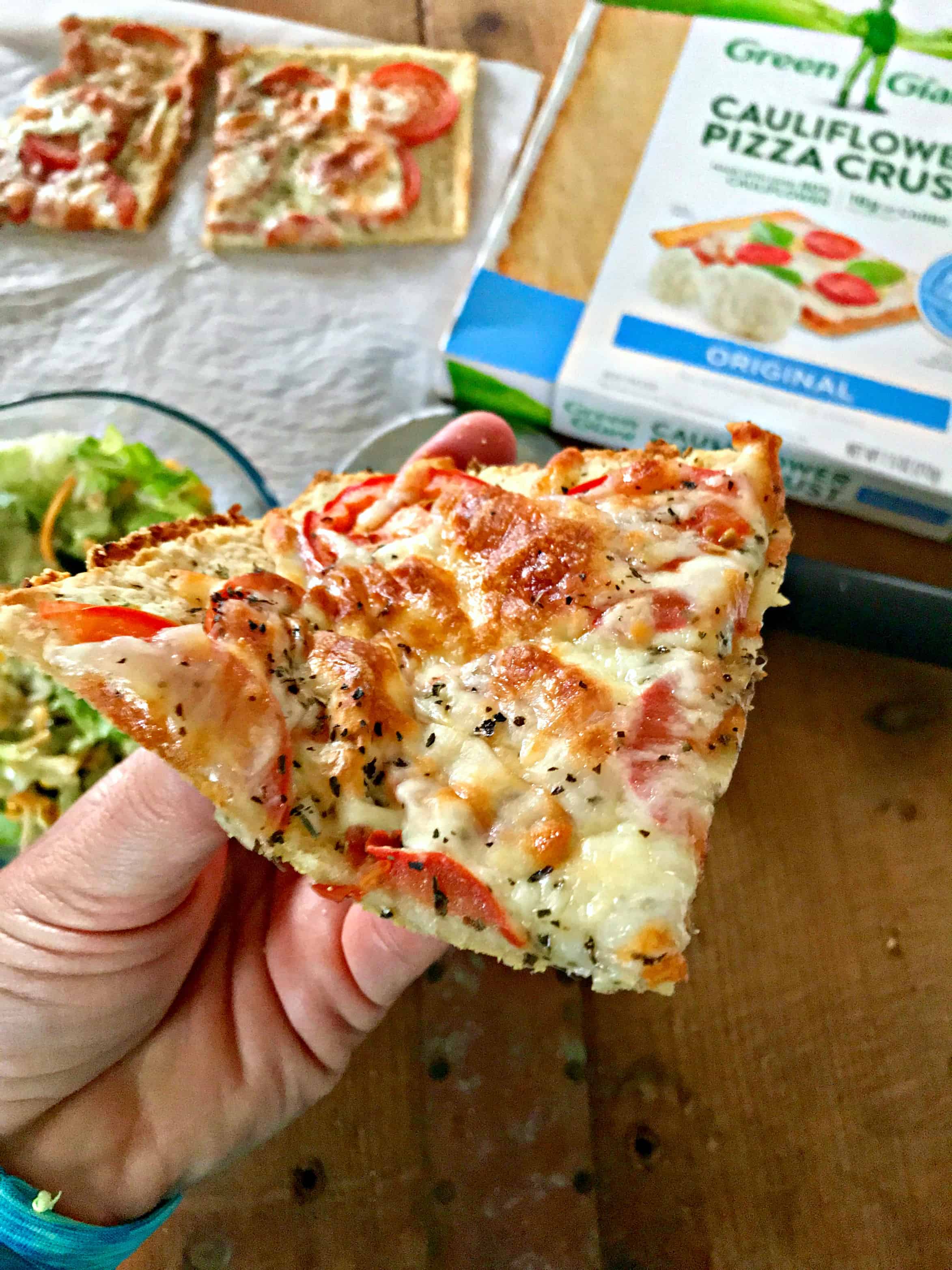 Rustic Italian Pizza With Cauliflower Crust Rustic Italian Pizza With Cauliflower Crust