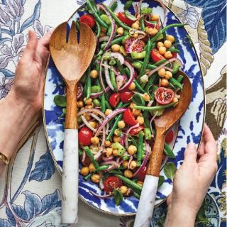 Marinated Veggie Salad on a plate