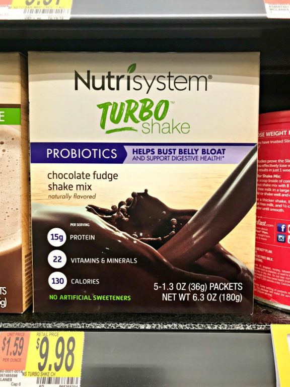 box of Nutrisystem TURBO Shakes