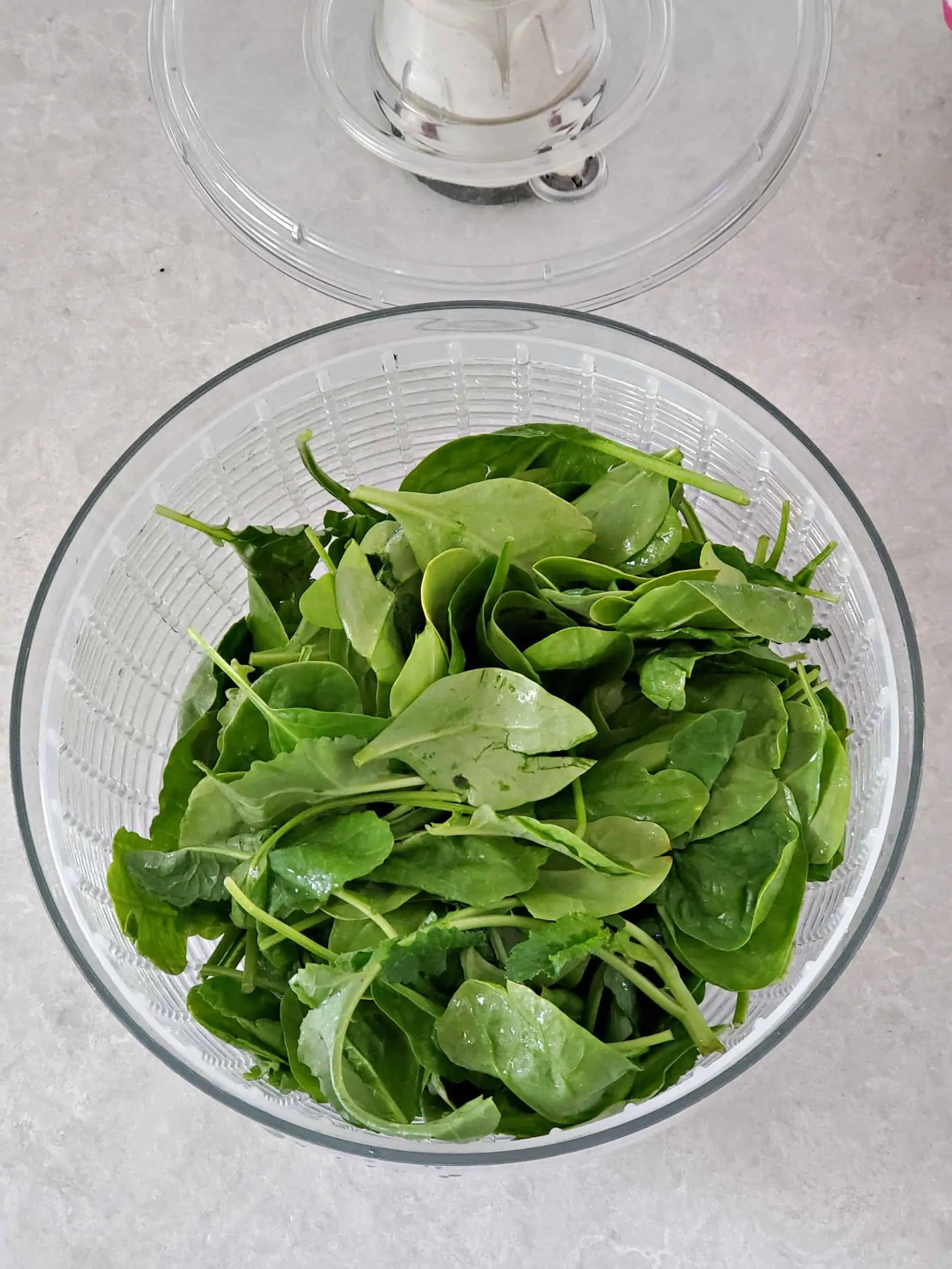 bowl of spinach