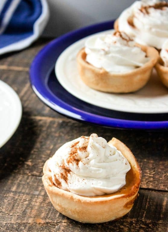 Mini Personal Pumpkin Pies