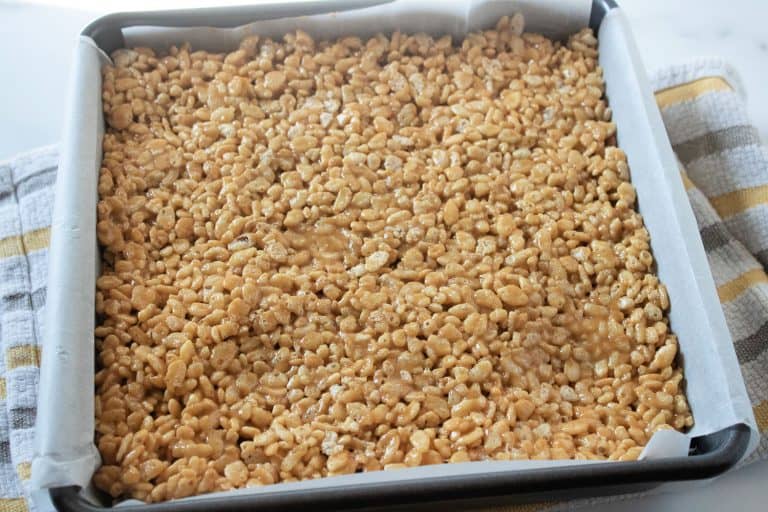crispy rice layer