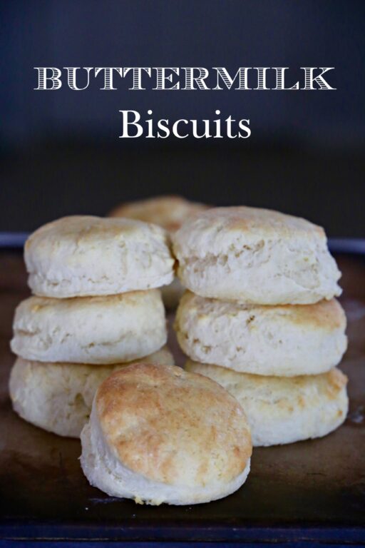 stack of buttermilk biscuits