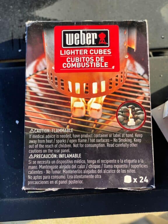 Weber lighter cubes