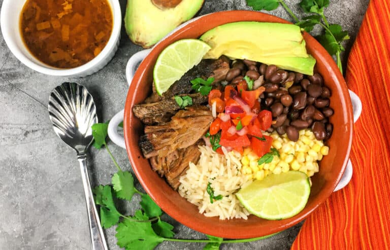 pork carnitas bowl