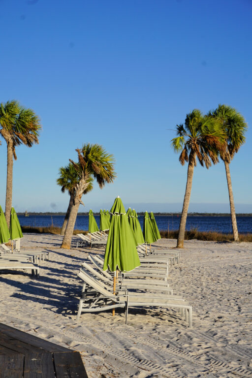 private beach