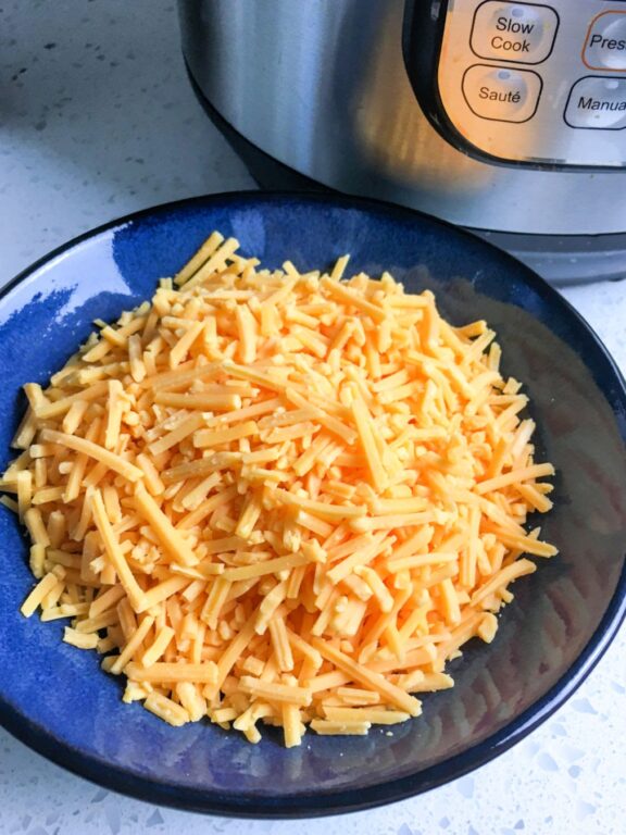 bowl of cheese