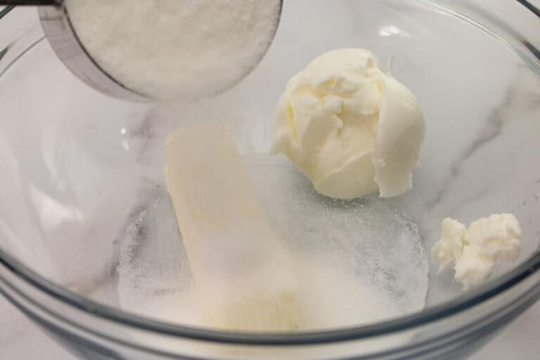 creaming sugar and butter