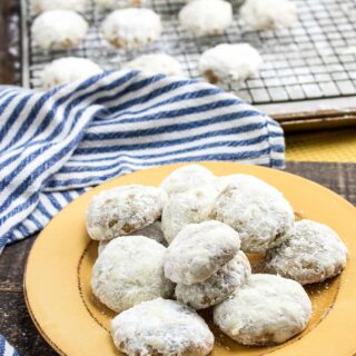 plate of spice cookies