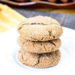 stack of gingersnap cookies