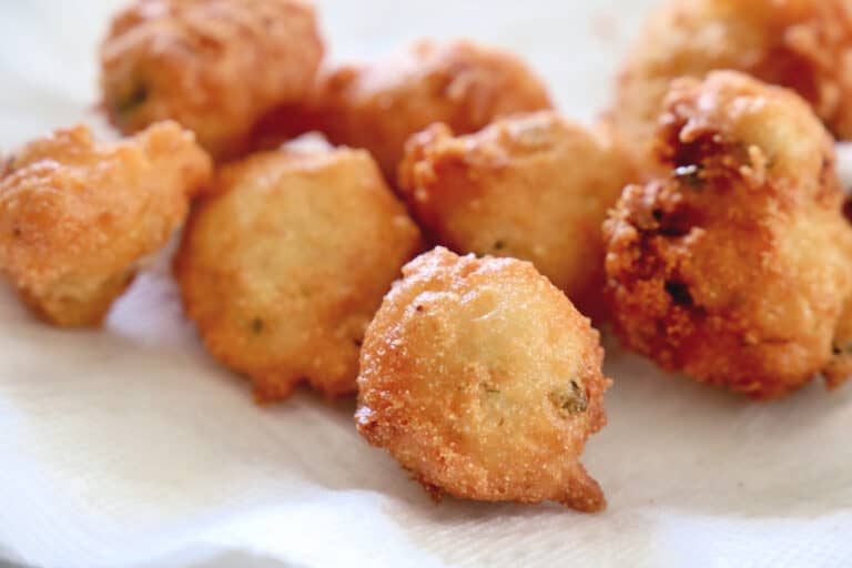 hush puppies on a plate