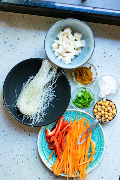 ingredients for coconut soup