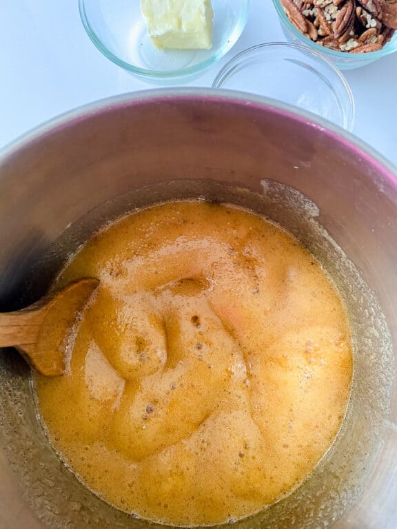 caramelized sugars